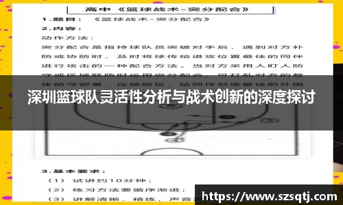 深圳篮球队灵活性分析与战术创新的深度探讨